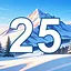 25 level completed icon