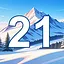 21 level completed icon