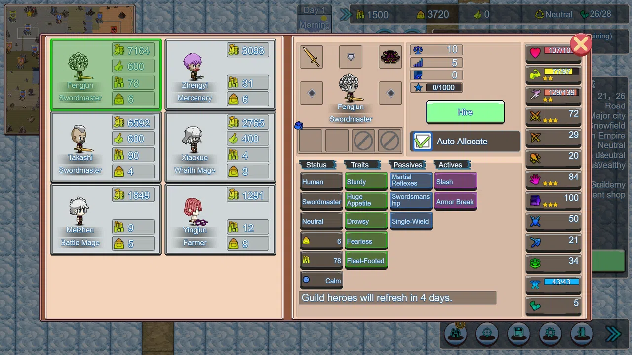 FantasyWars Demo Screenshot 1