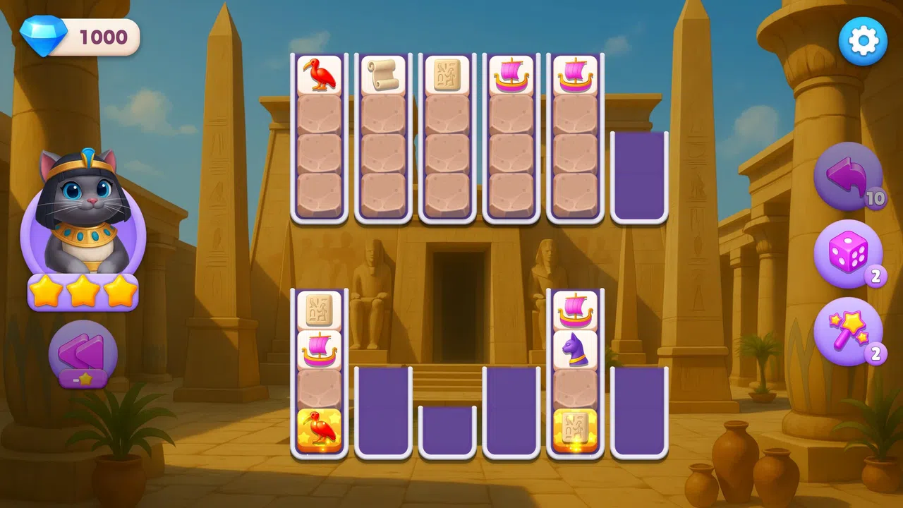 Sort Pawzzle: Paws of Pharaoh Full Version Unlock Screenshot 5