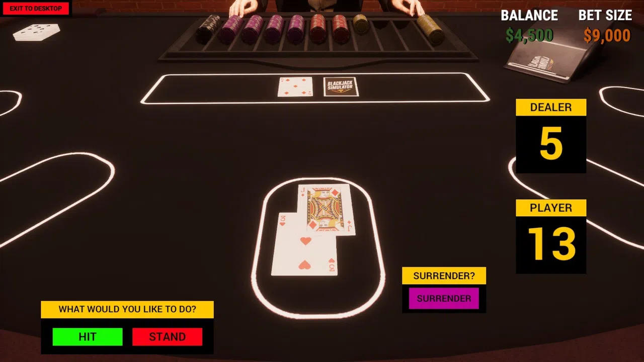 Blackjack Simulator 2026 Screenshot 1