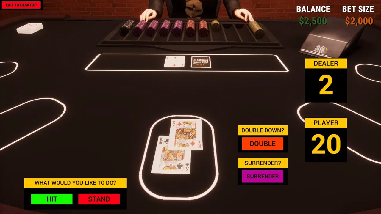 Blackjack Simulator 2026 Screenshot 0