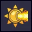 Solar flare icon