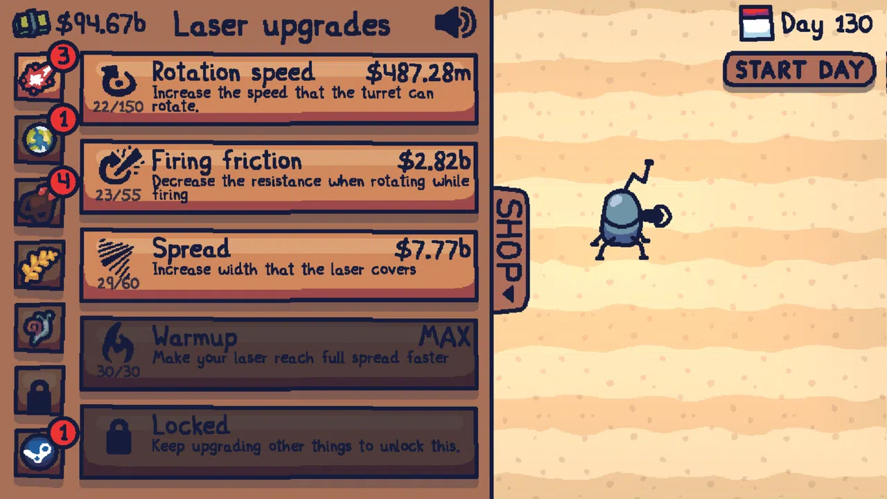 Farming with lasers Screenshot 2