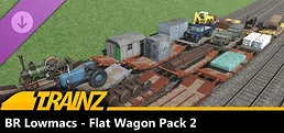 Trainz 2022 DLC - BR Lowmacs - Flat Wagon Pack 2