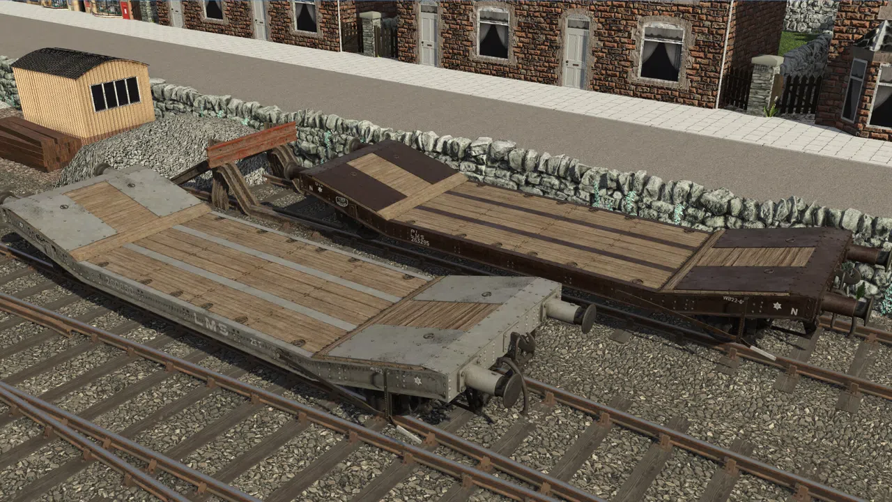 Trainz Plus DLC - BR Lowmacs - Flat Wagon Pack 2 Screenshot 0