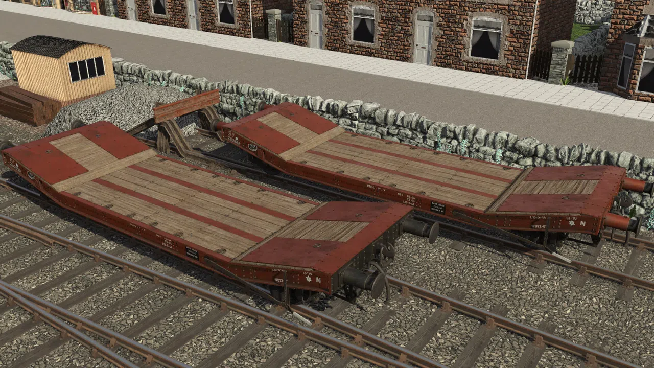 Trainz Plus DLC - BR Lowmacs - Flat Wagon Pack 2 Screenshot 2