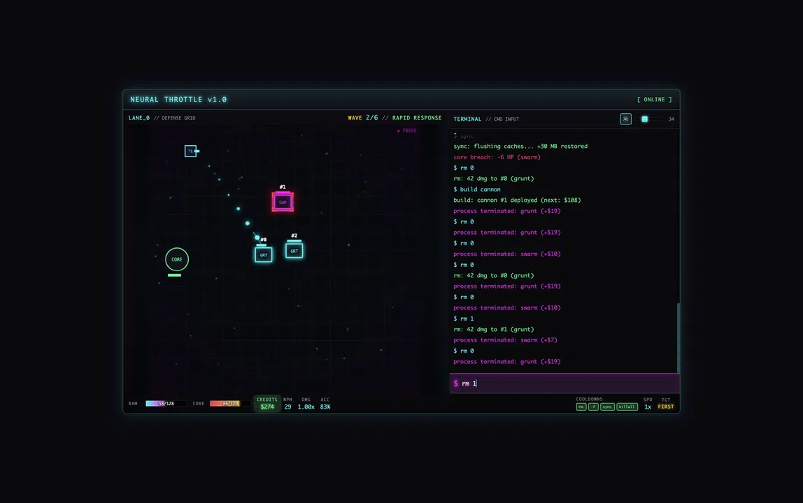 Neural Throttle Screenshot 0