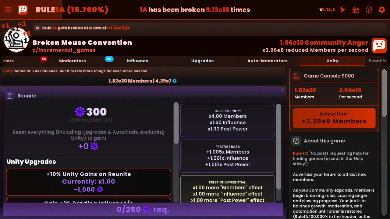 Rule1A Incremental: Idle Forum Screenshot 5