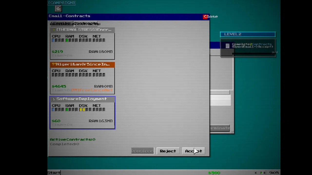 System Overload Demo Screenshot 2