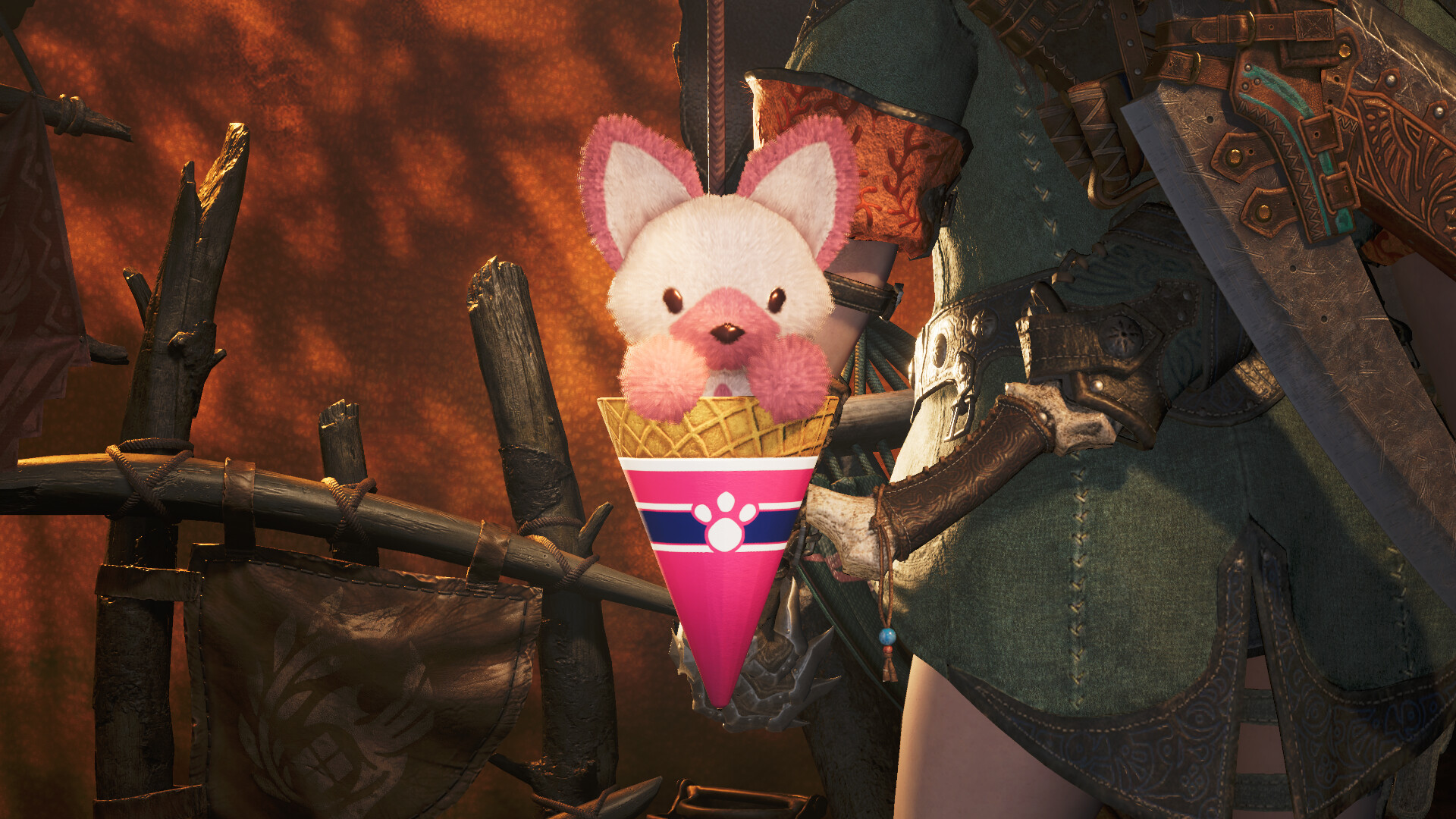 Monster Hunter Wilds - Pendant: Felyne Strawberry Screenshot 0