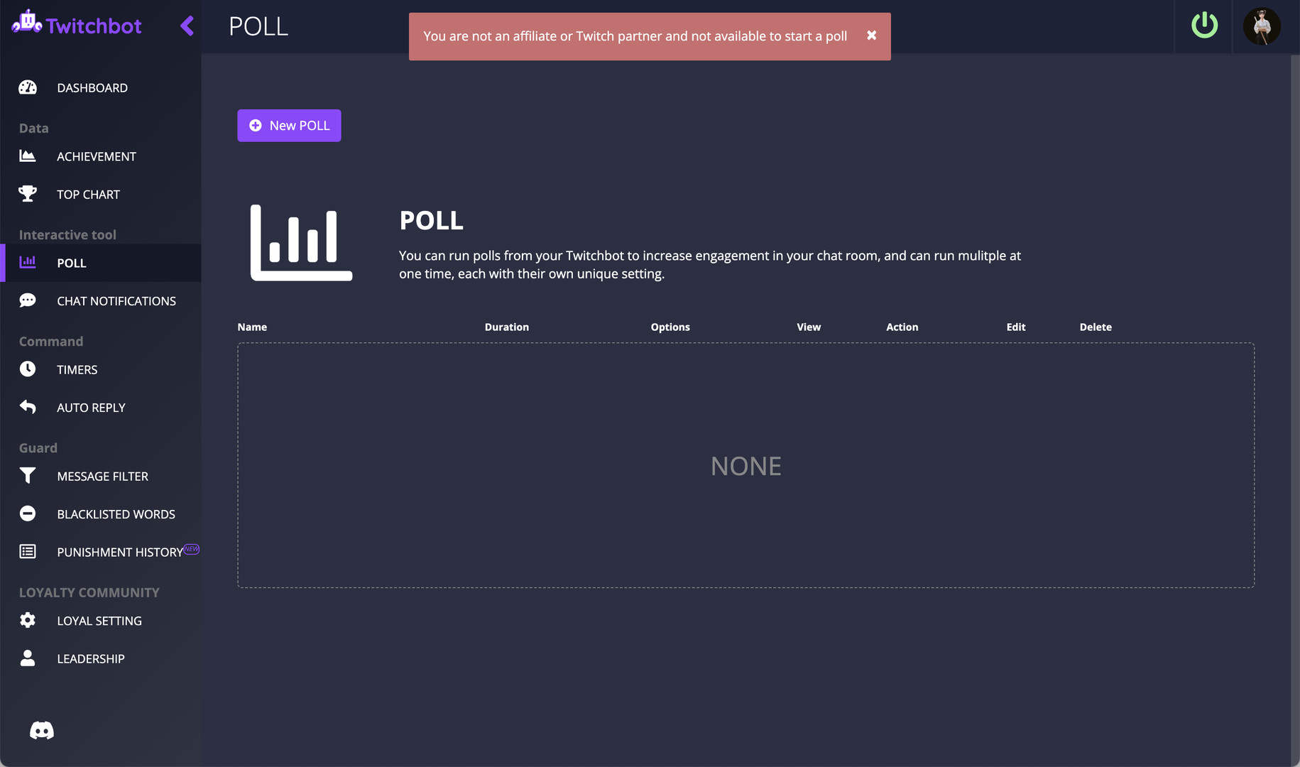 TBOT - Twitch Bot Screenshot 2