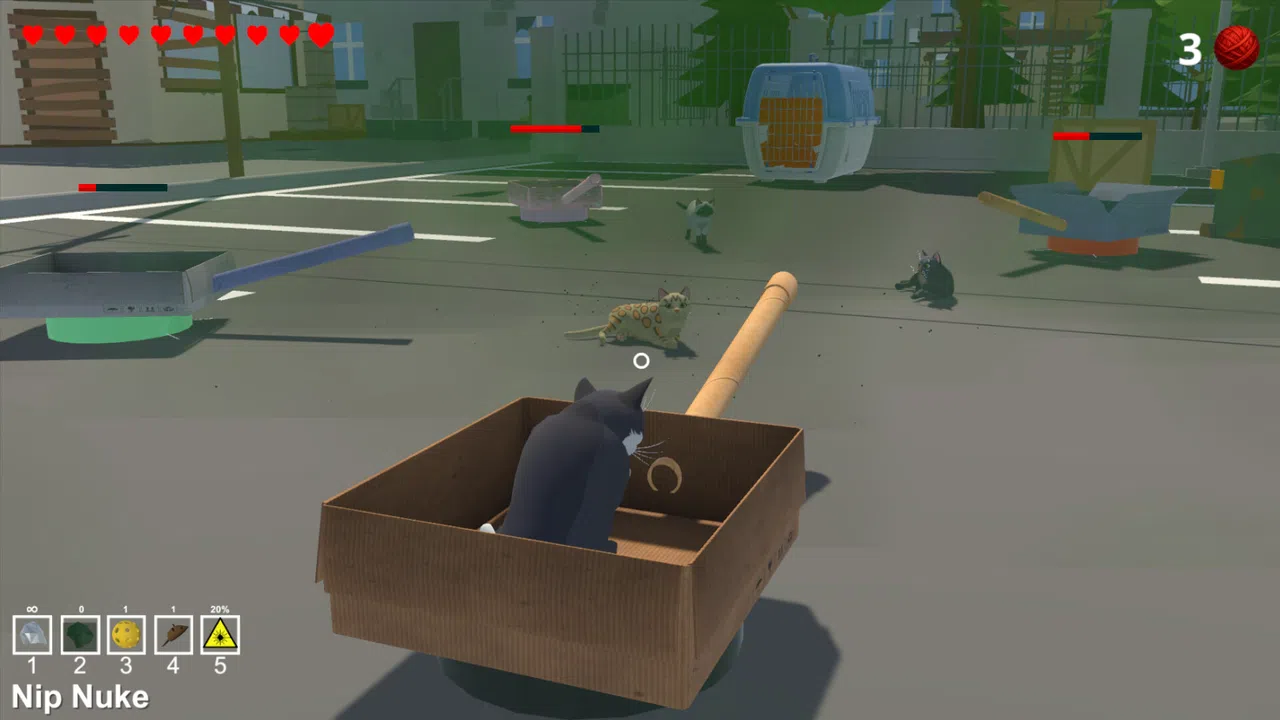 Purrfect Tanks - The Yarnpocalypse Demo Screenshot 2