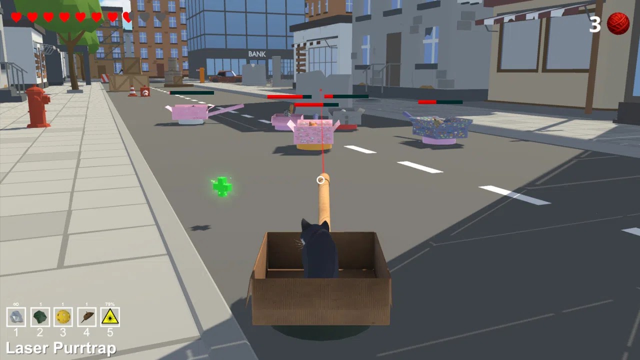 Purrfect Tanks - The Yarnpocalypse Demo Screenshot 1