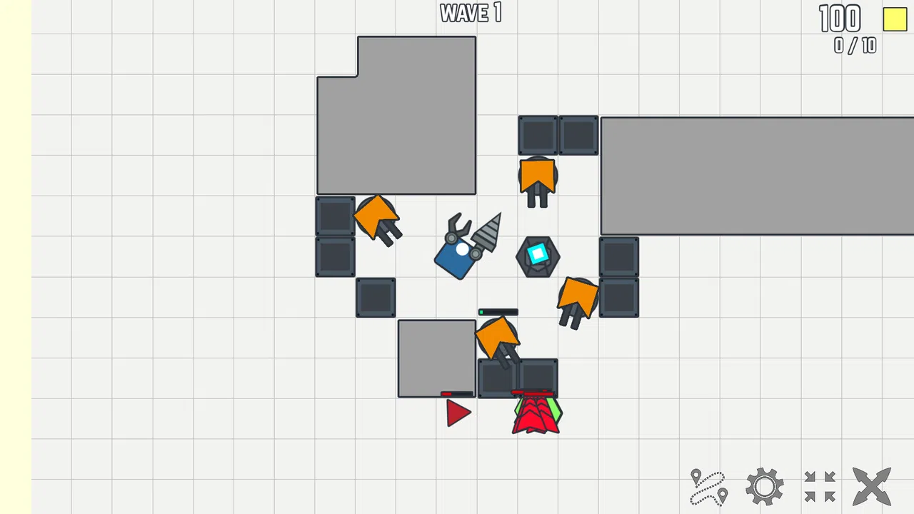 几何防线 Geo Defense Screenshot 0
