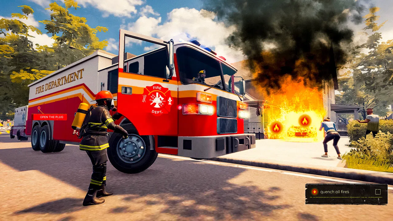 Firefighting Rescue Simulator Screenshot 6