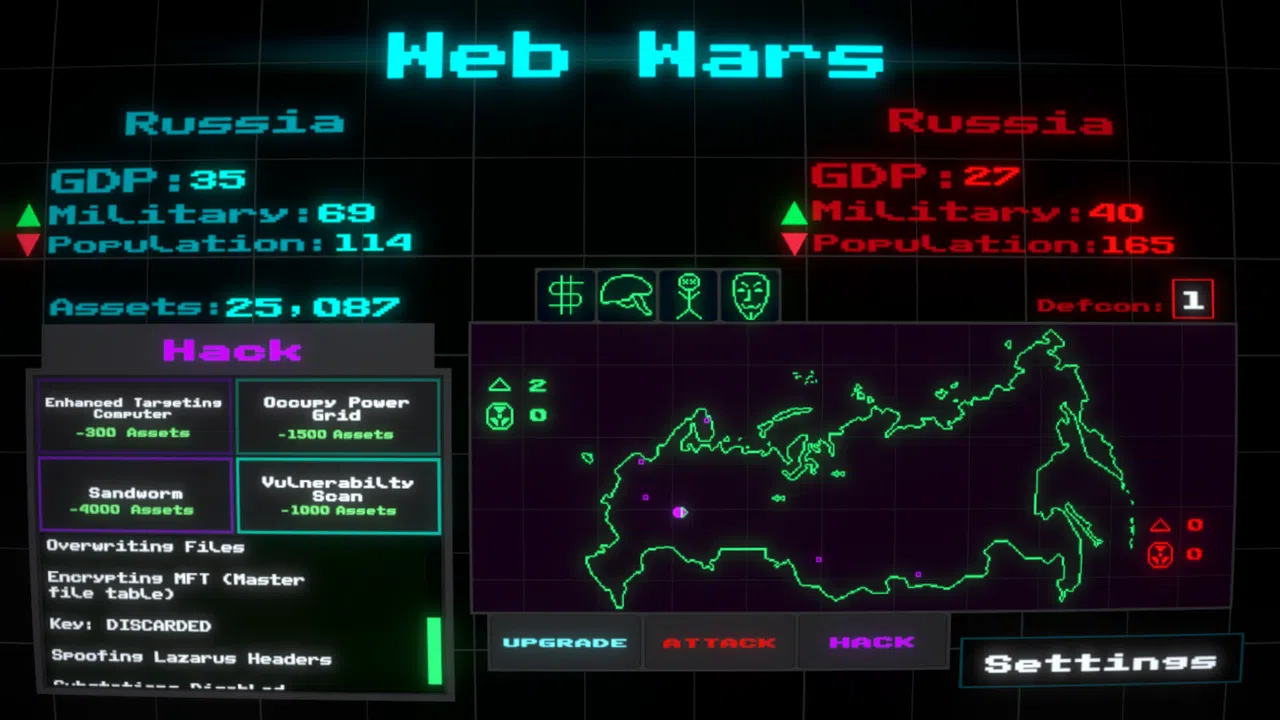 Web Wars Demo Screenshot 2