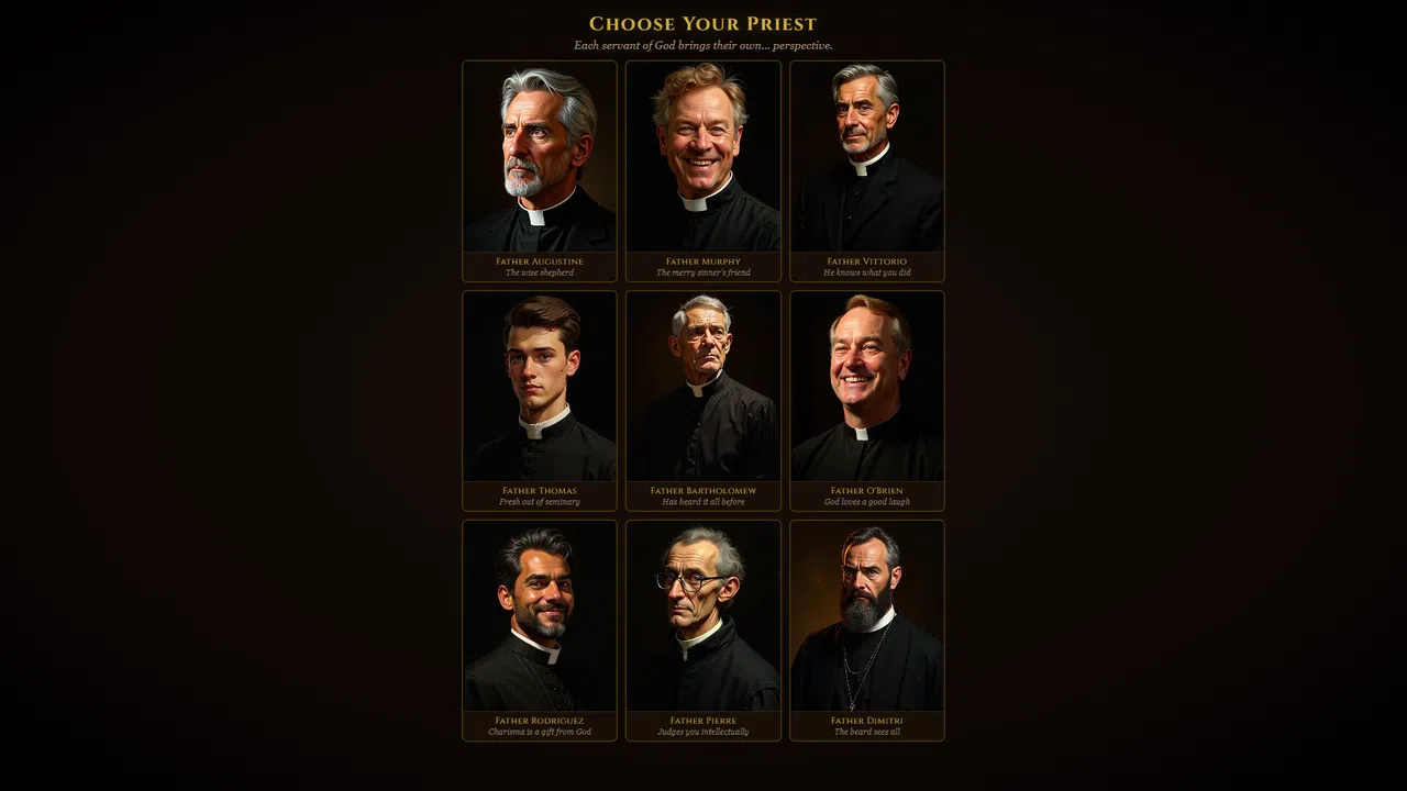 Confessional Simulator Demo Screenshot 1