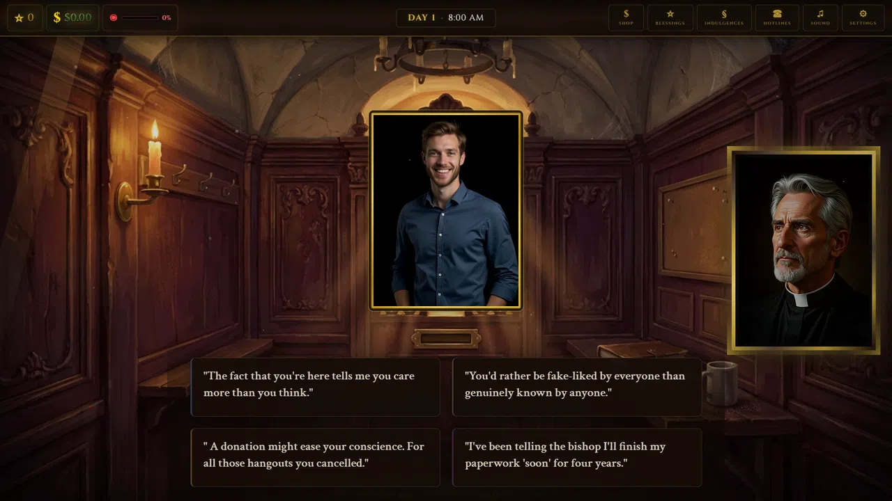 Confessional Simulator Demo Screenshot 0