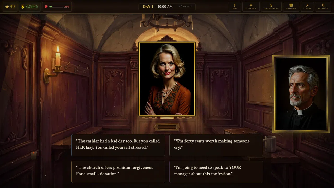 Confessional Simulator Demo Screenshot 3