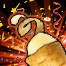 Funny potatoes icon