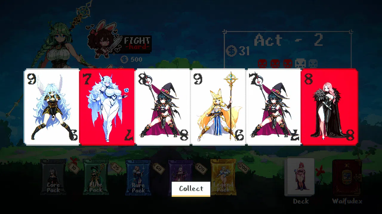 Waifuro : Roguelike Waifubuilder Screenshot 4