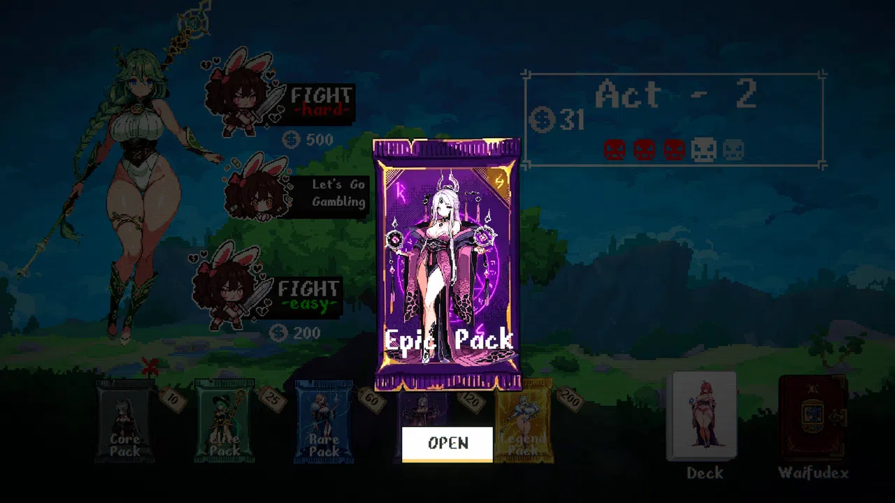 Waifuro : Roguelike Waifubuilder Screenshot 3