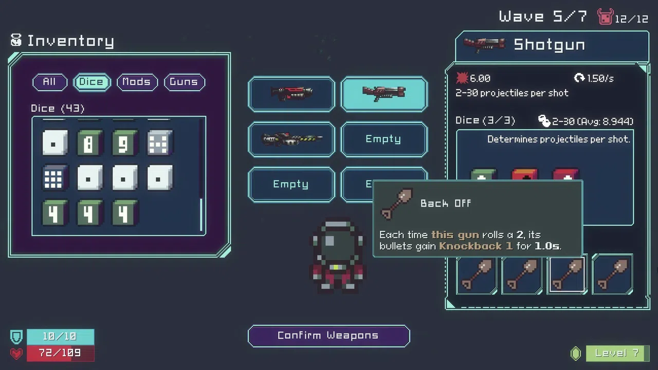Dice Gun Commando Screenshot 1