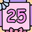 Twenty-five cats icon
