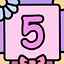 Five cats icon