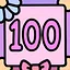 One hundred cats icon