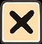 CLOSE BUTTON icon