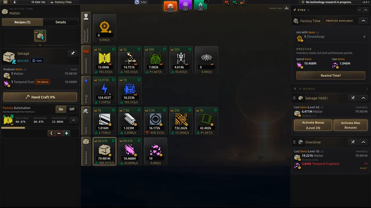 Factory Time Demo Screenshot 0