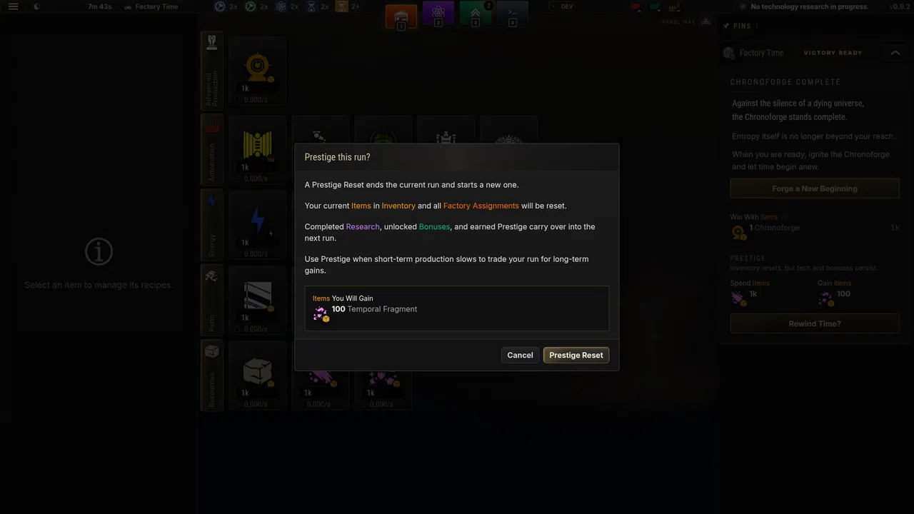 Factory Time Demo Screenshot 3