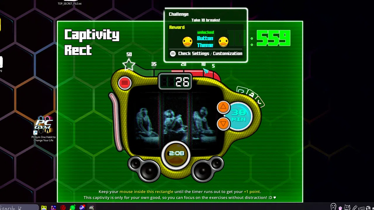 PCGym: One Habit to Change Your Life Screenshot 4