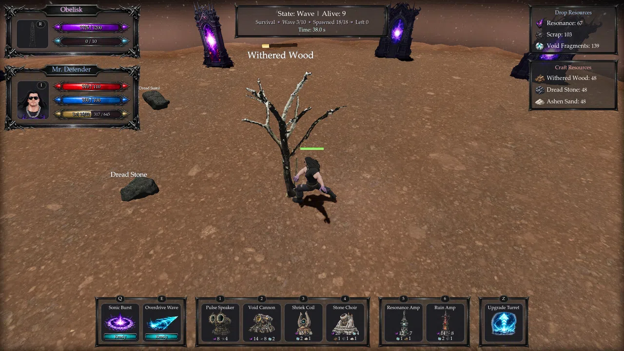 Black Resonance: Obelisk Siege Screenshot 3