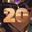 20 level completed icon