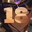 18 level completed icon