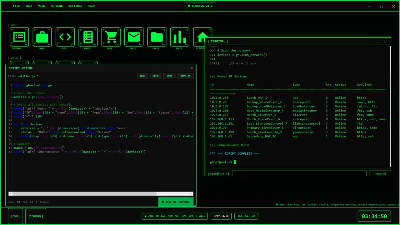 Ghost Network : Dark Hacker Screenshot 15