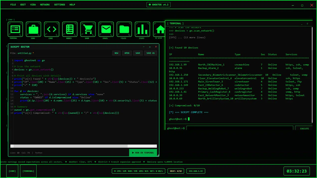 Ghost Network : Dark Hacker Screenshot 3