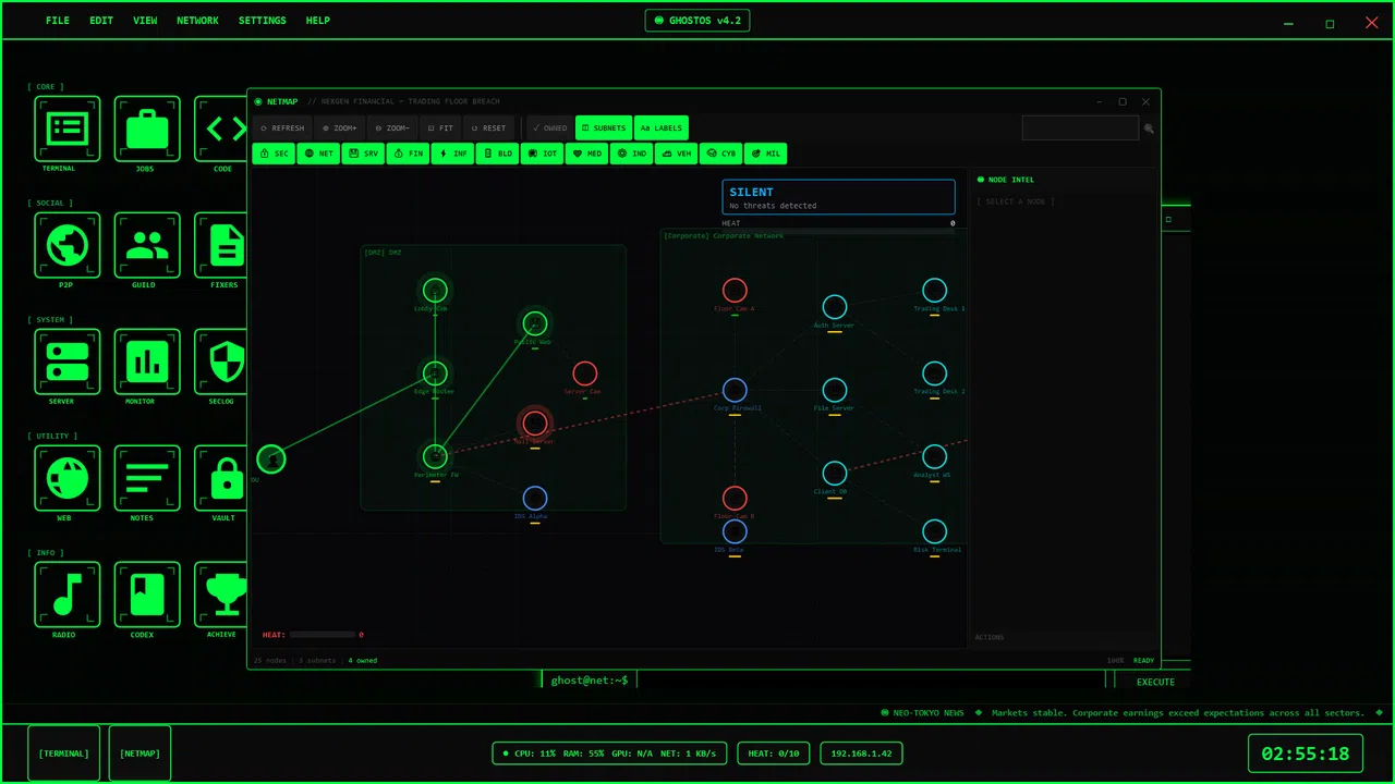 Ghost Network : Dark Hacker Screenshot 9