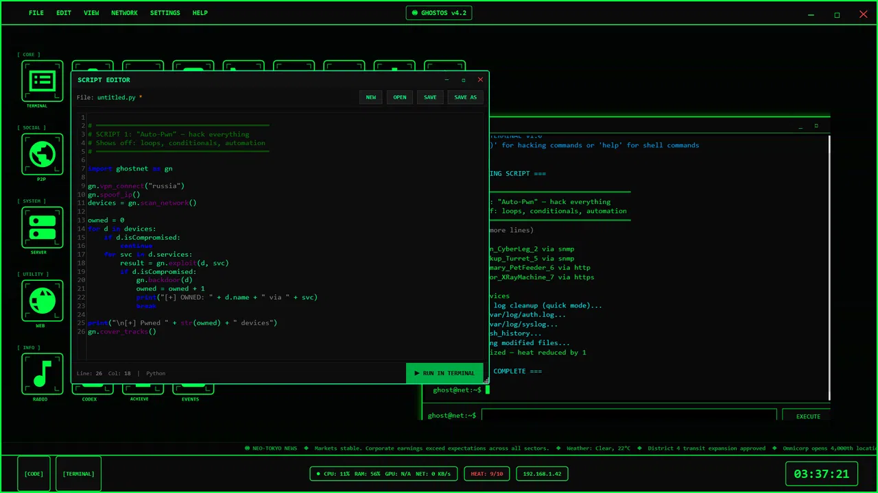 Ghost Network : Dark Hacker Screenshot 16