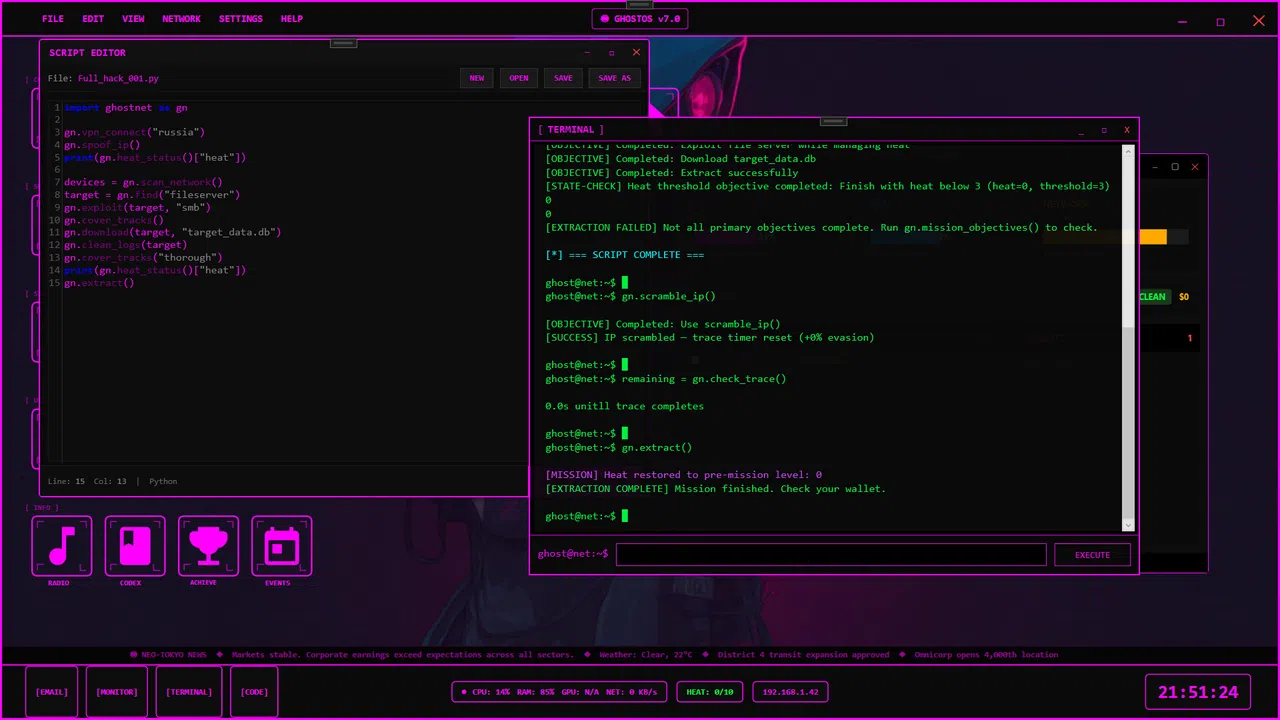 Ghost Network : Dark Hacker Screenshot 8