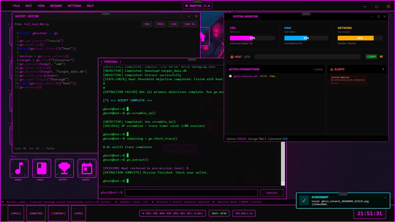 Ghost Network : Dark Hacker Screenshot 6