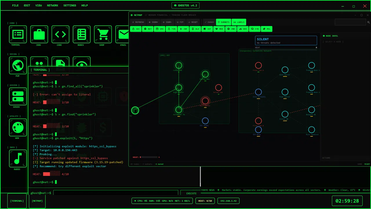 Ghost Network : Dark Hacker Screenshot 7