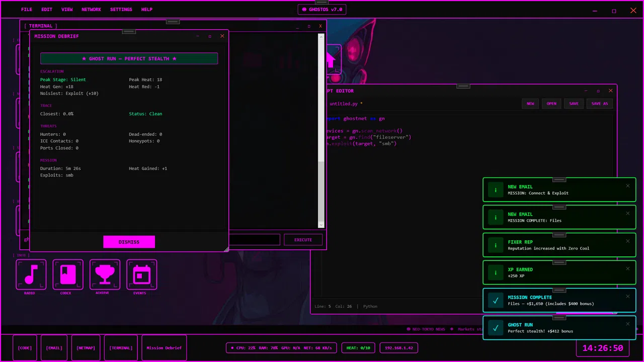 Ghost Network : Dark Hacker Screenshot 12