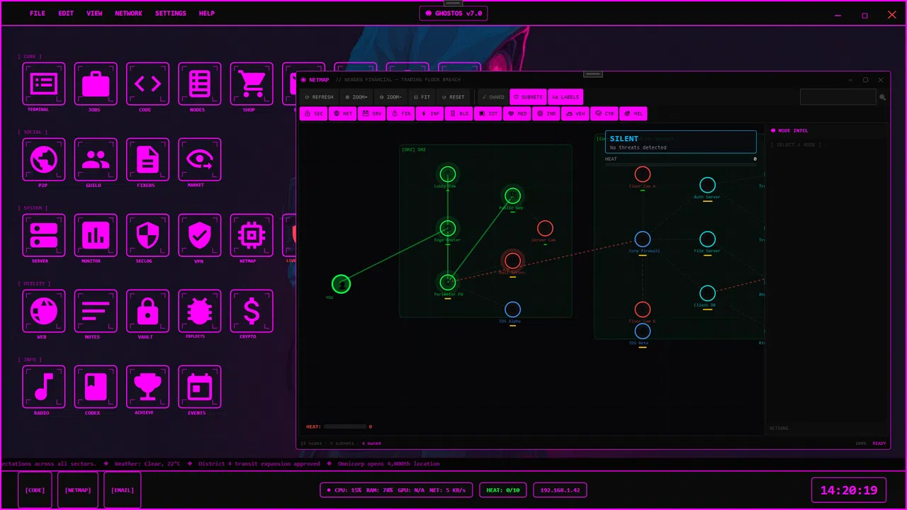 Ghost Network : Dark Hacker Screenshot 10