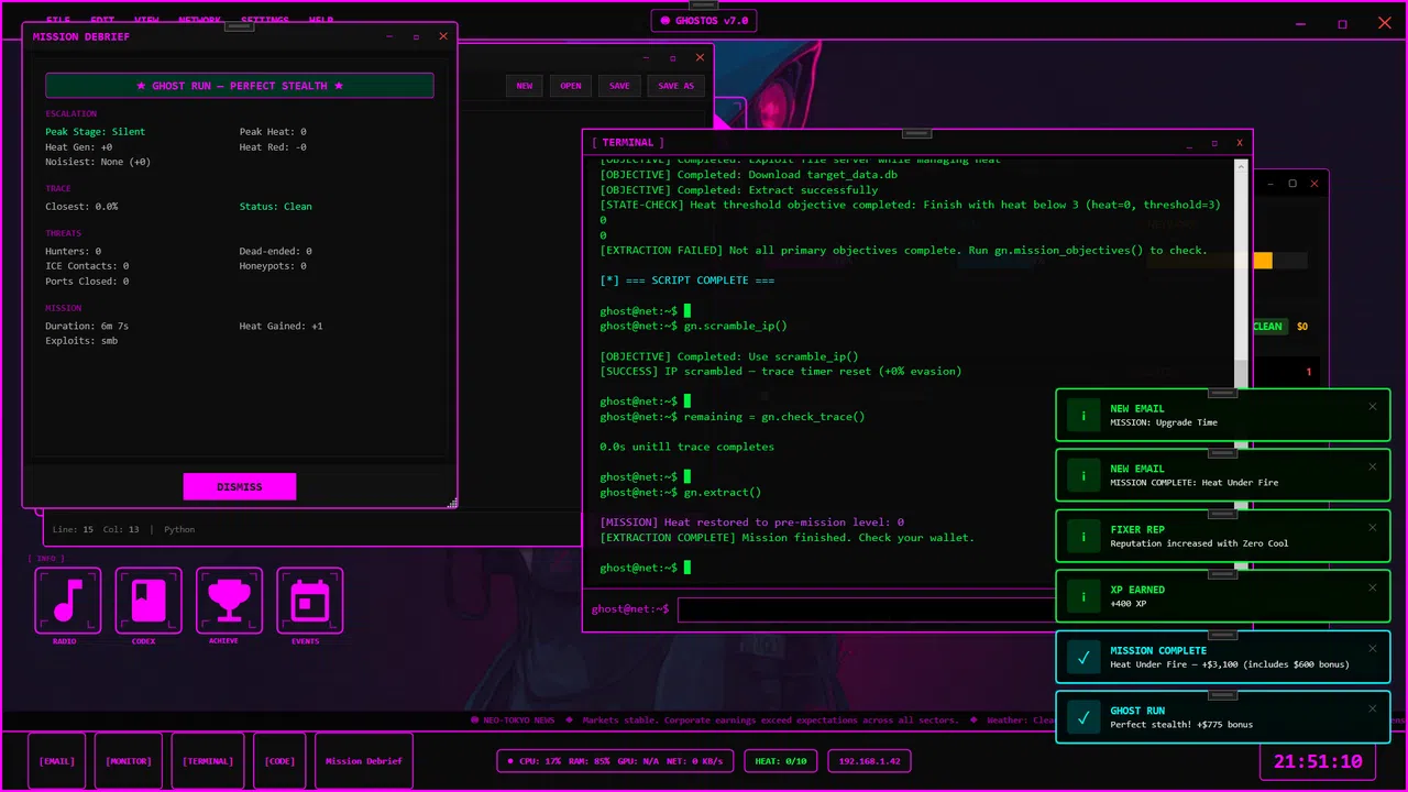 Ghost Network : Dark Hacker Screenshot 4