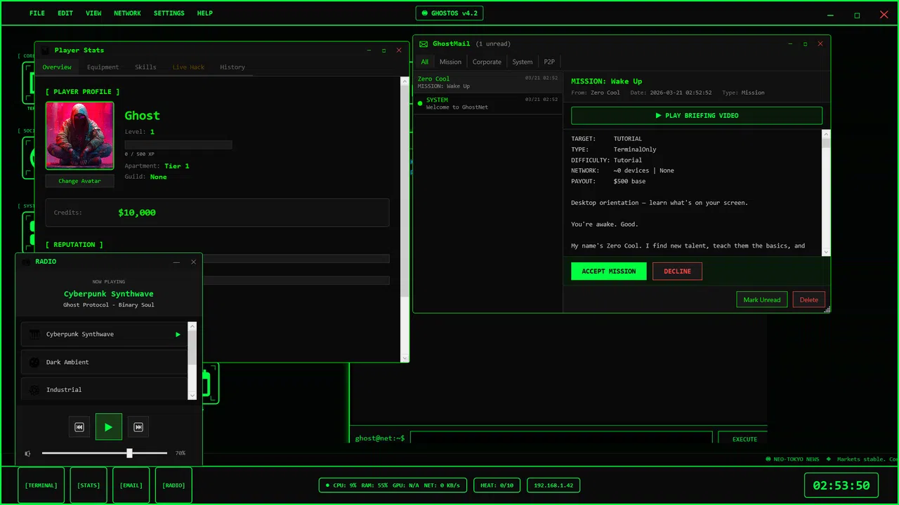 Ghost Network : Dark Hacker Screenshot 5