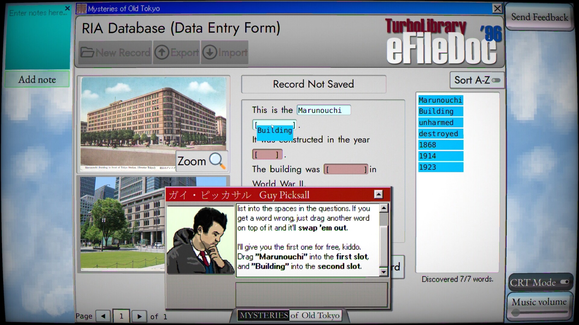 Mysteries of Old Tokyo Demo Screenshot 2